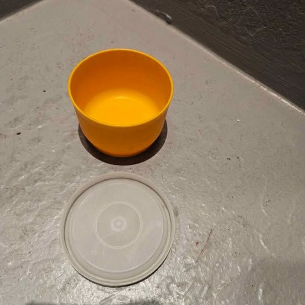 Tupperware Small Orange Storage Container - Picture 4 of 5